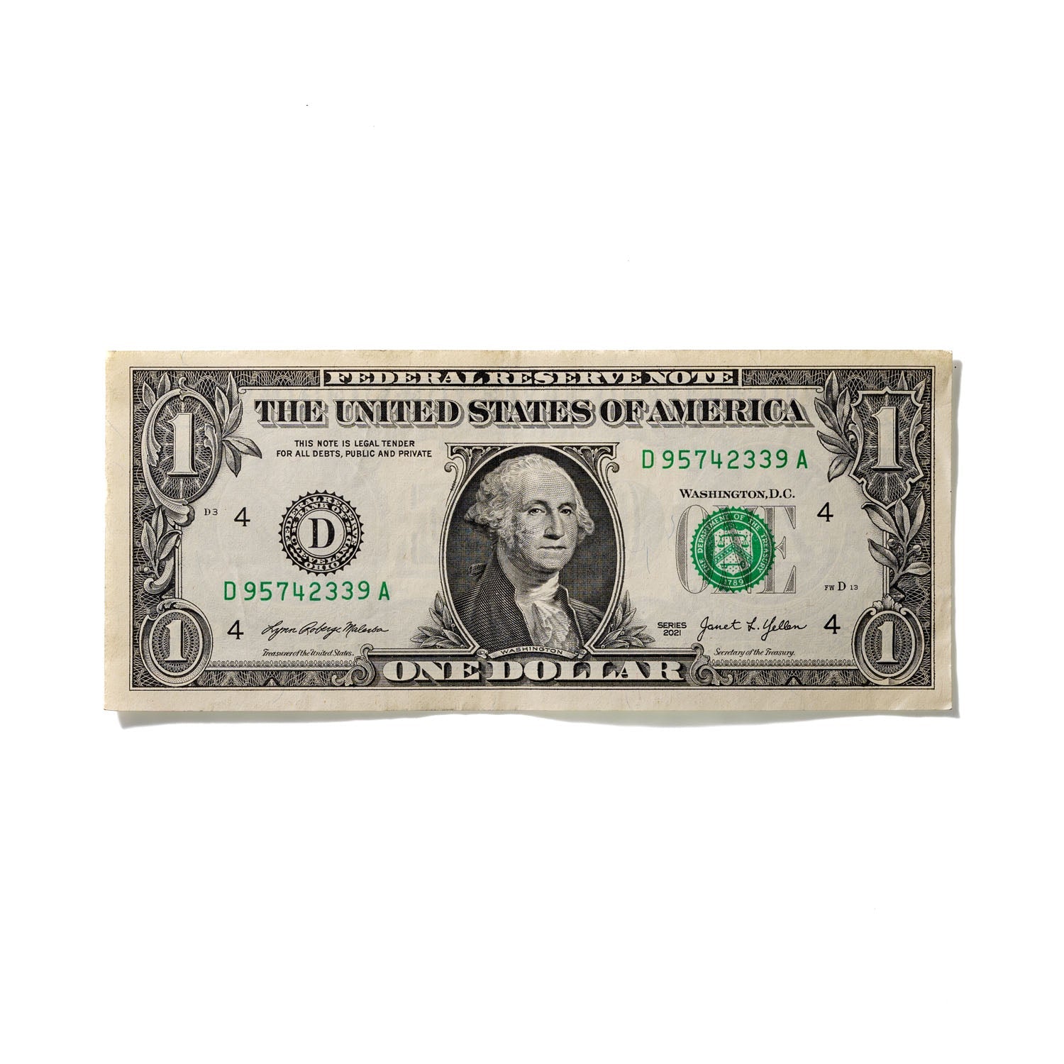 One-Dollar Bill No. 375