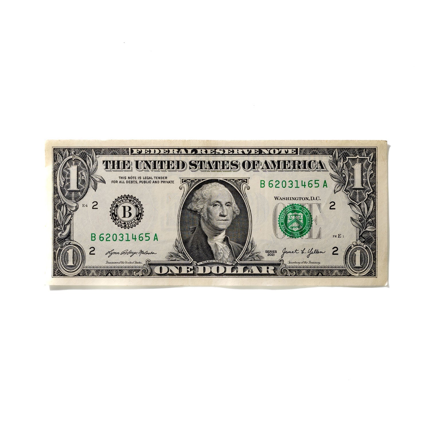 One-Dollar Bill No. 380