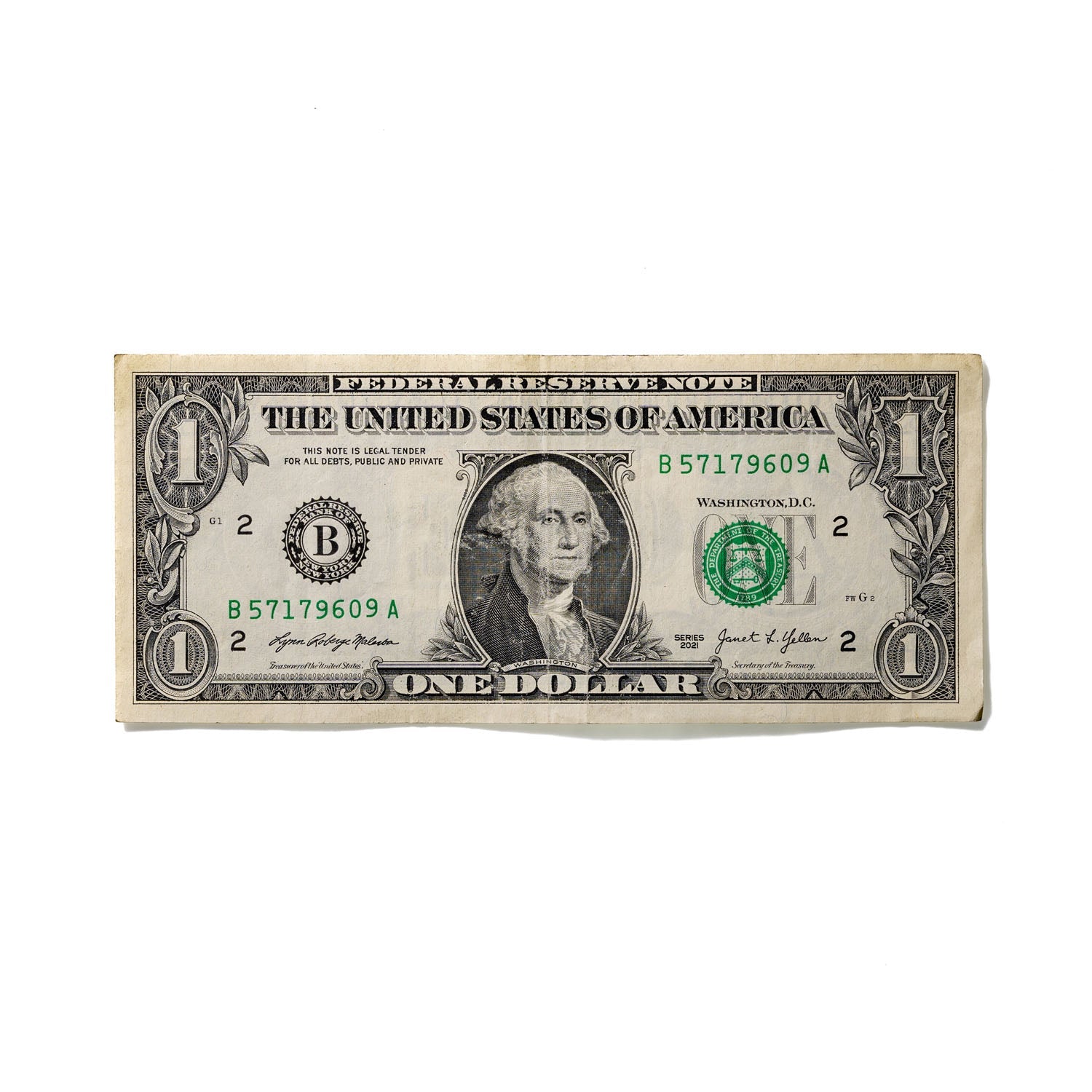 One-Dollar Bill No. 382