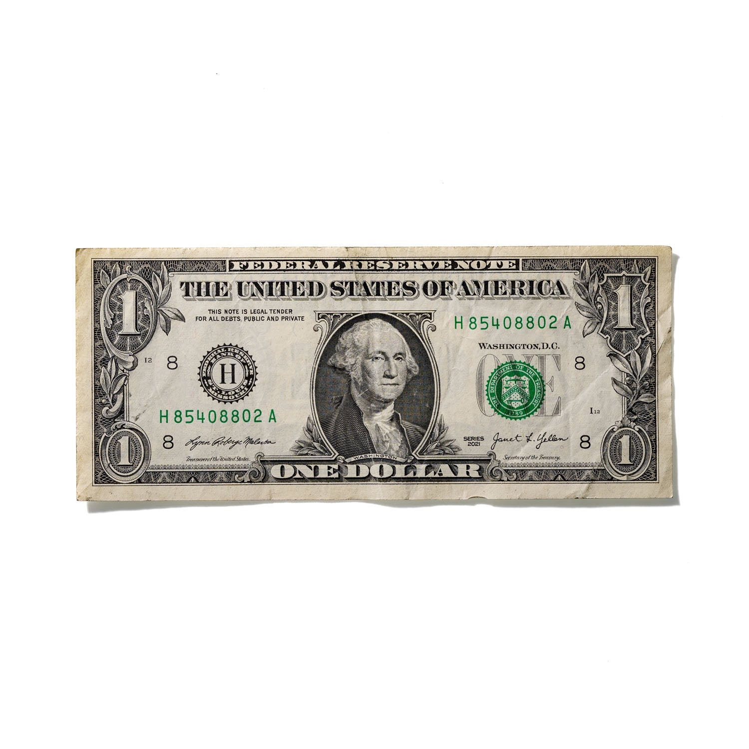 One-Dollar Bill No. 384