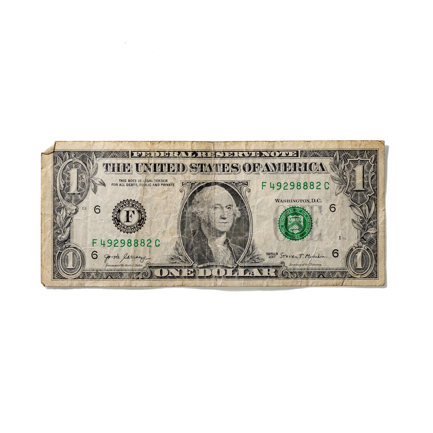 One-Dollar Bill No. 387