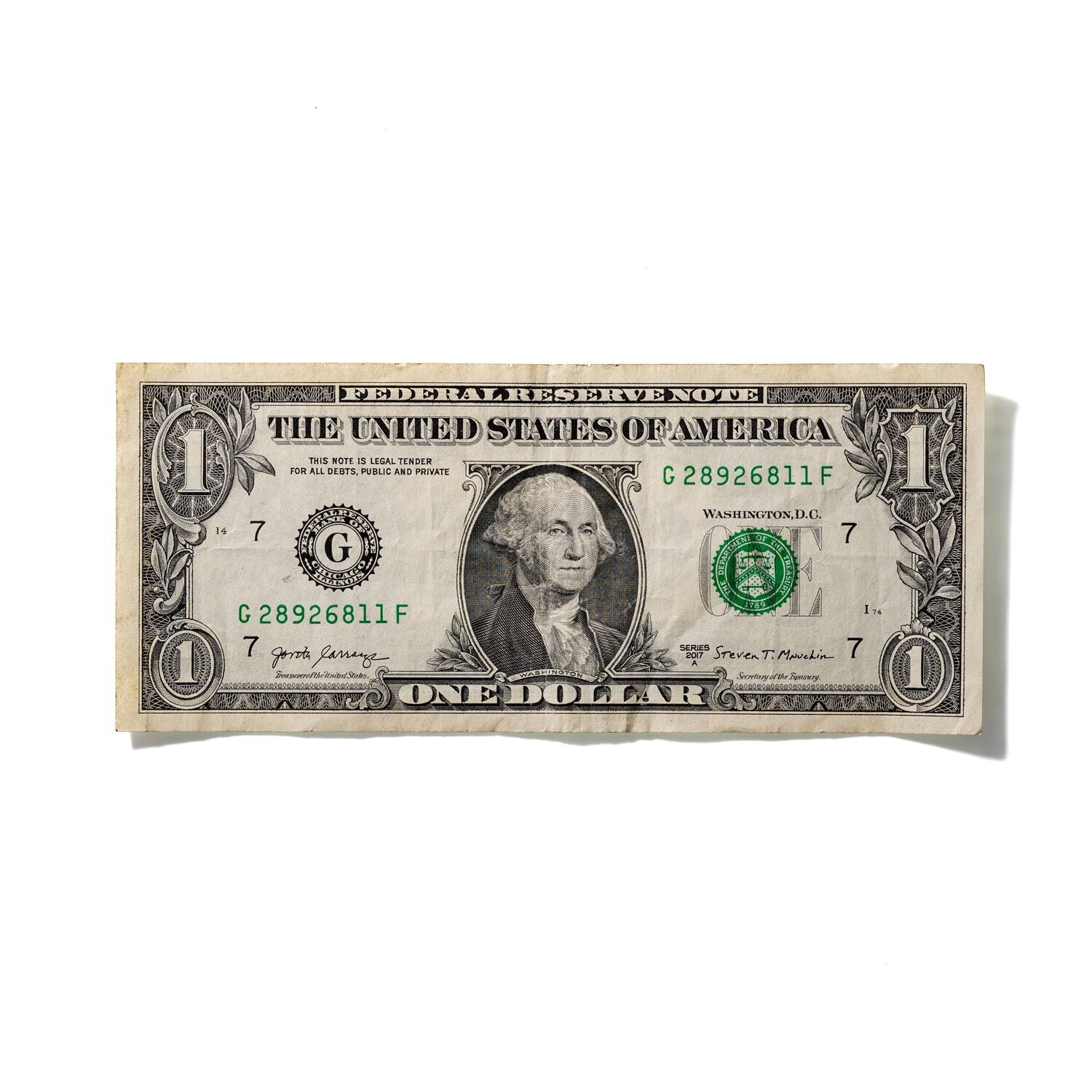 One-Dollar Bill No. 389