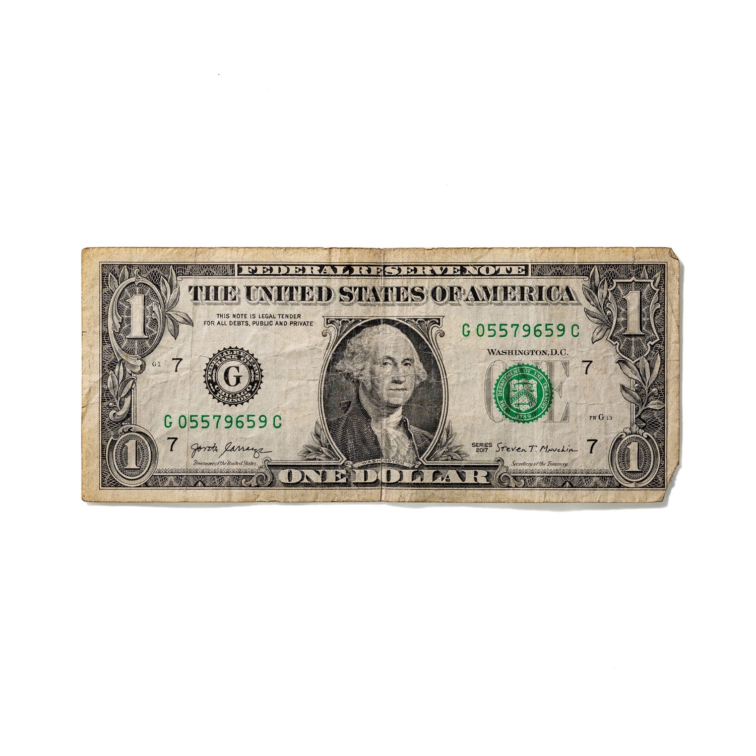 One-Dollar Bill No. 390