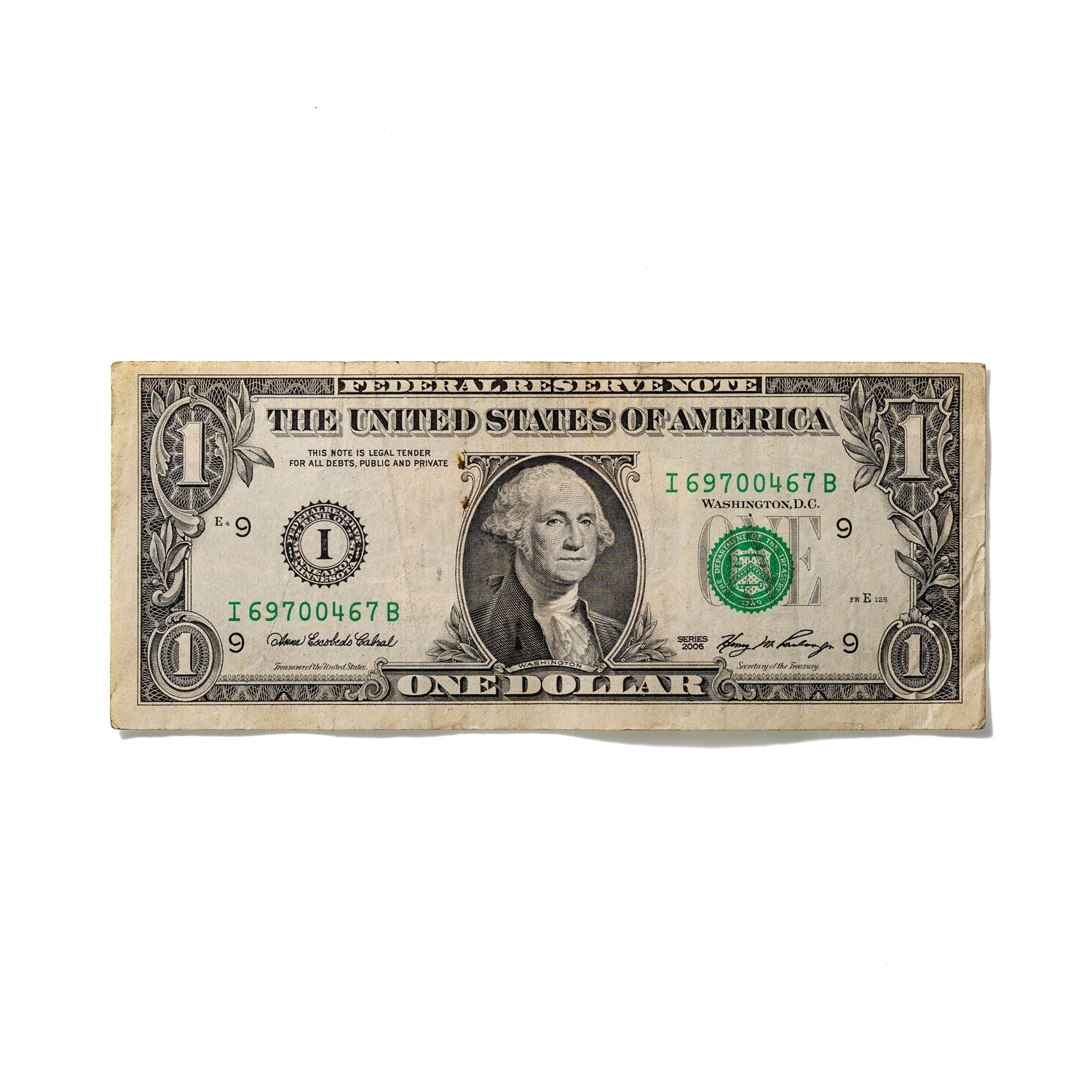 One-Dollar Bill No. 391