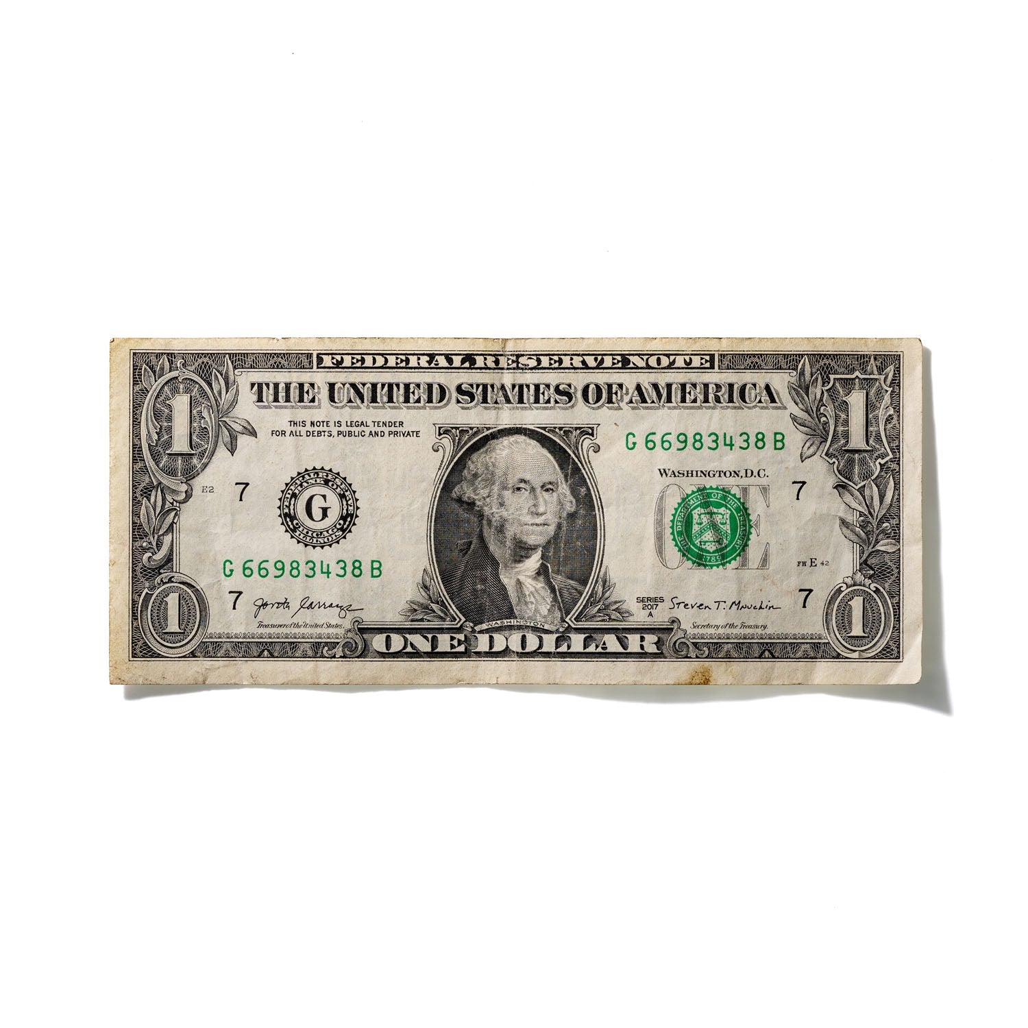 One-Dollar Bill No. 393