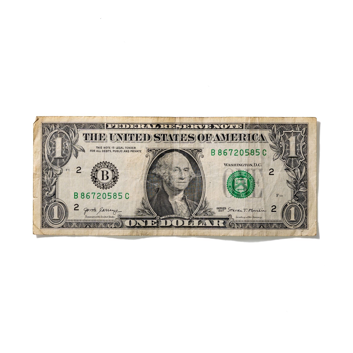 One-Dollar Bill No. 394