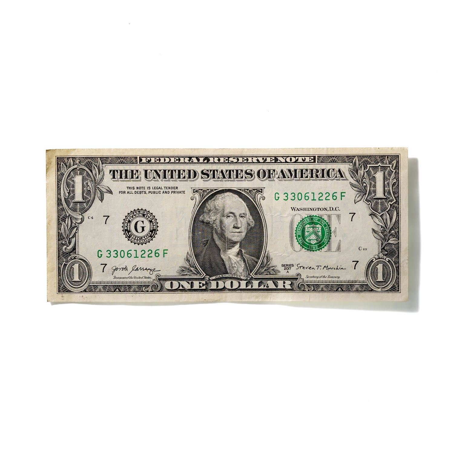 One-Dollar Bill No. 395