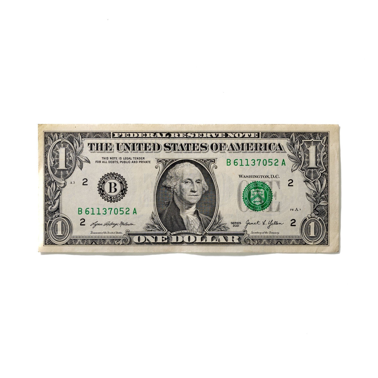 One-Dollar Bill No. 396