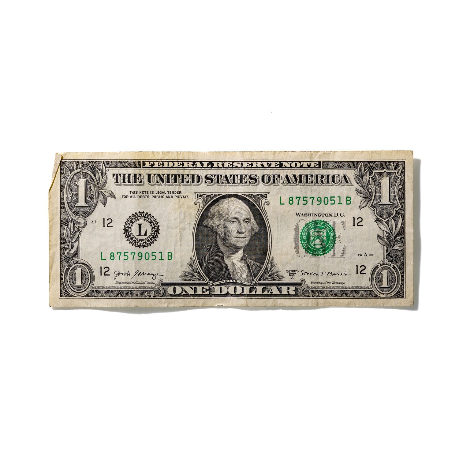 One-Dollar Bill No. 400