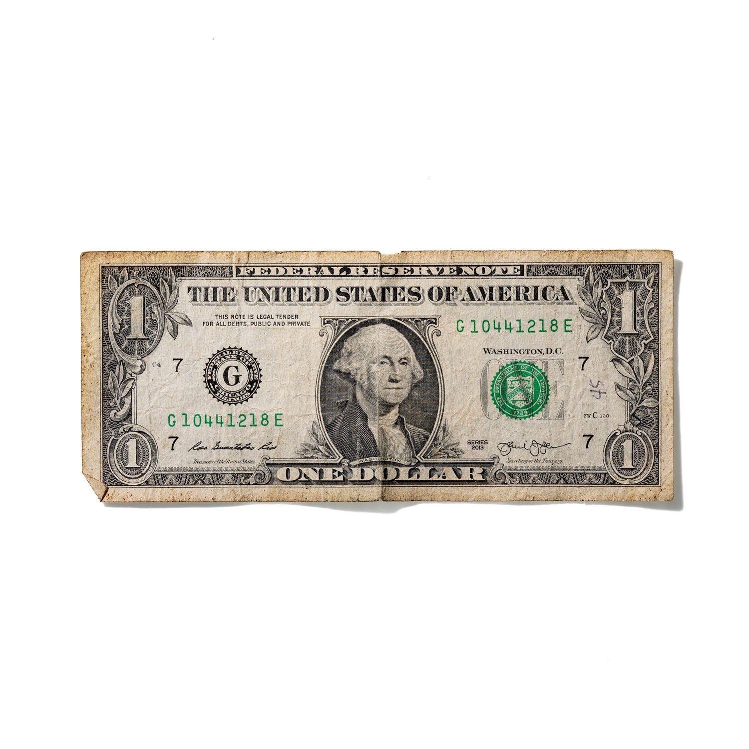 One-Dollar Bill No. 401