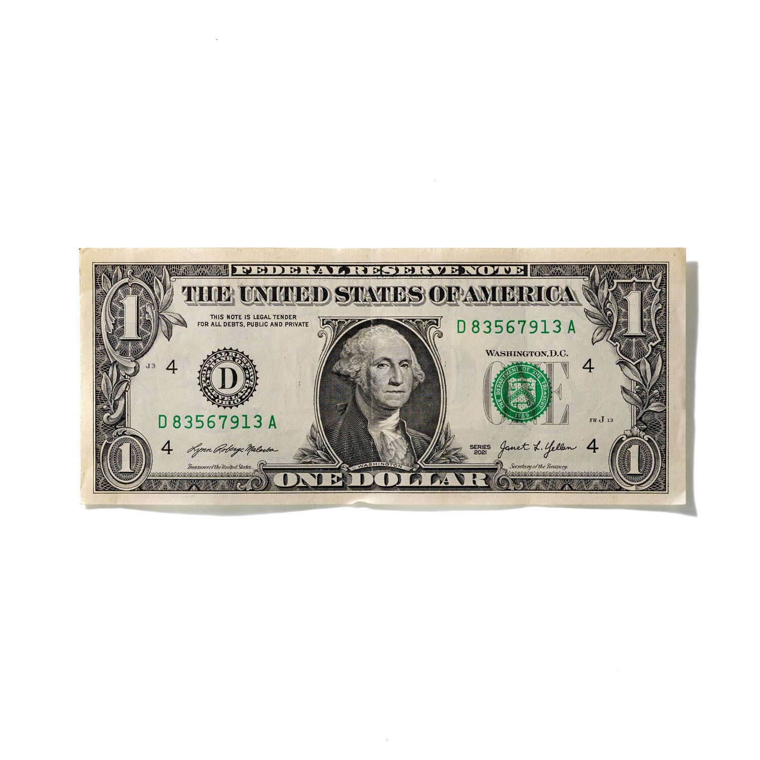 One-Dollar Bill No. 402