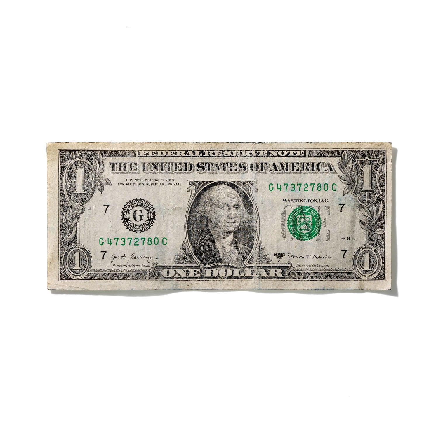 One-Dollar Bill No. 407