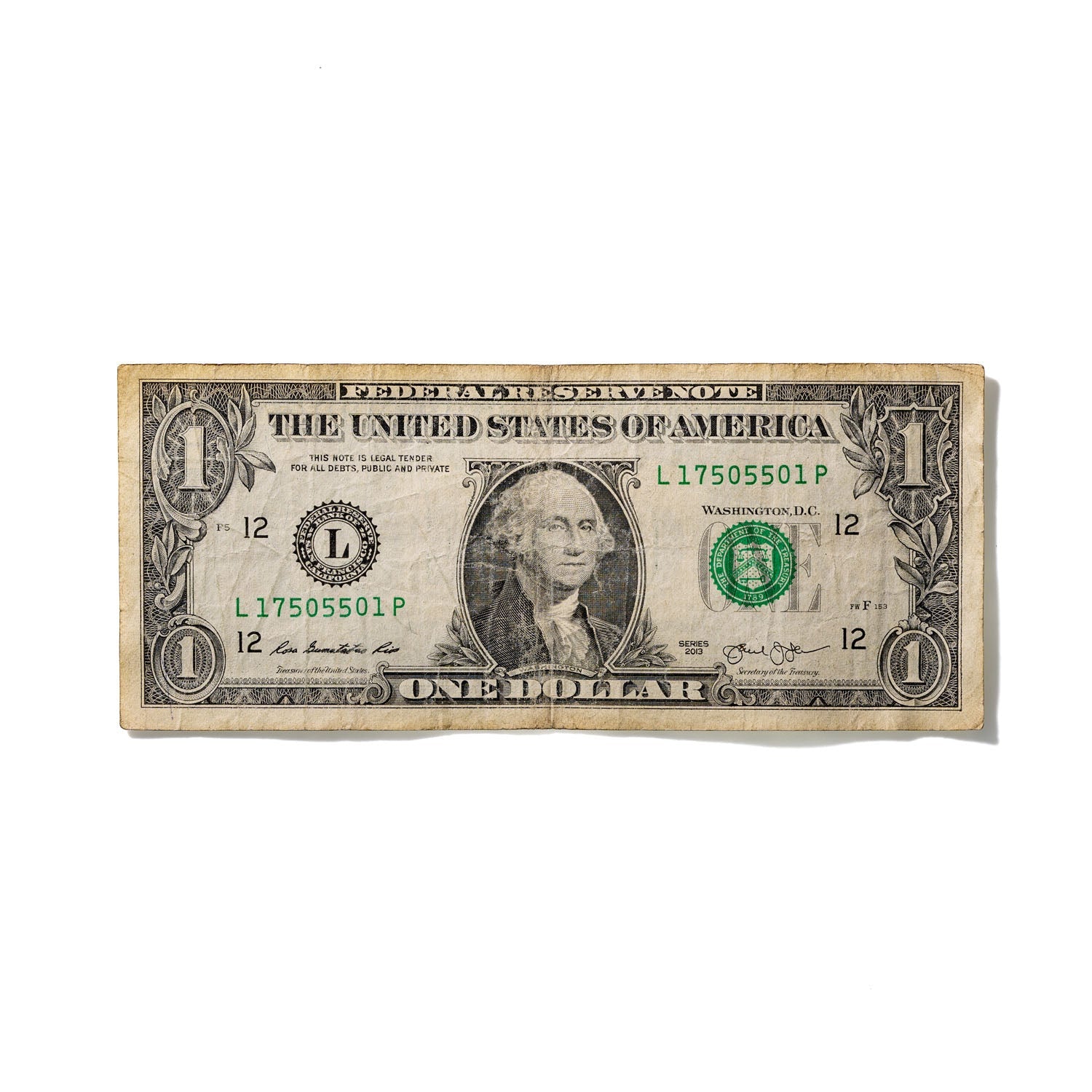 One-Dollar Bill No. 408