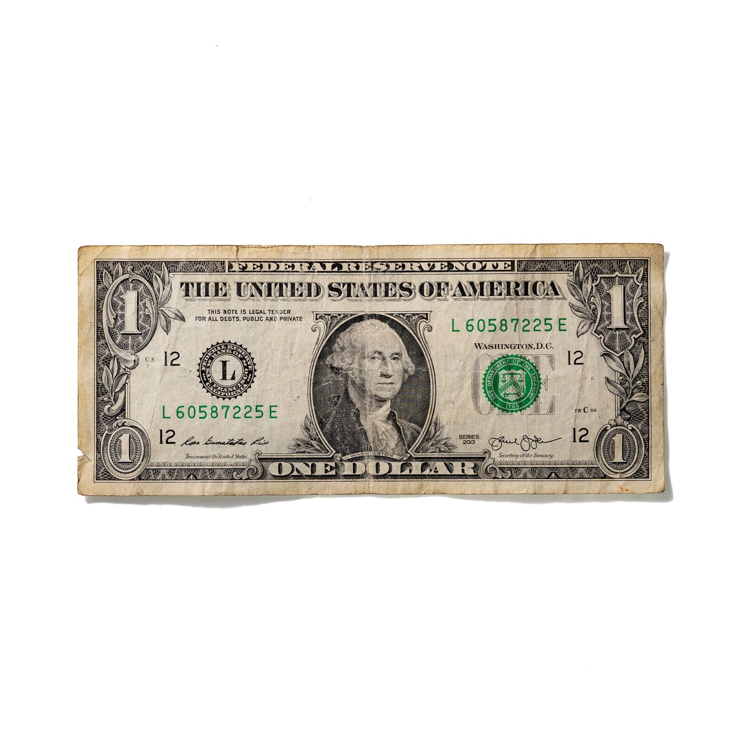 One-Dollar Bill No. 413