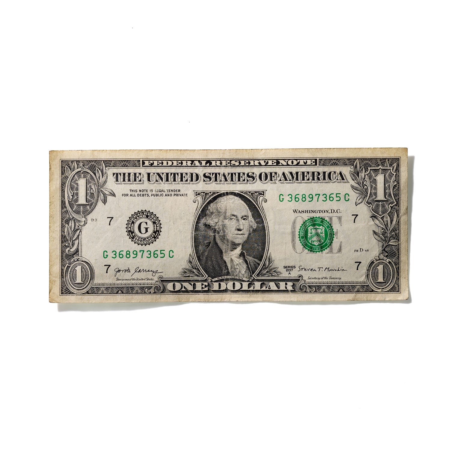 One-Dollar Bill No. 419