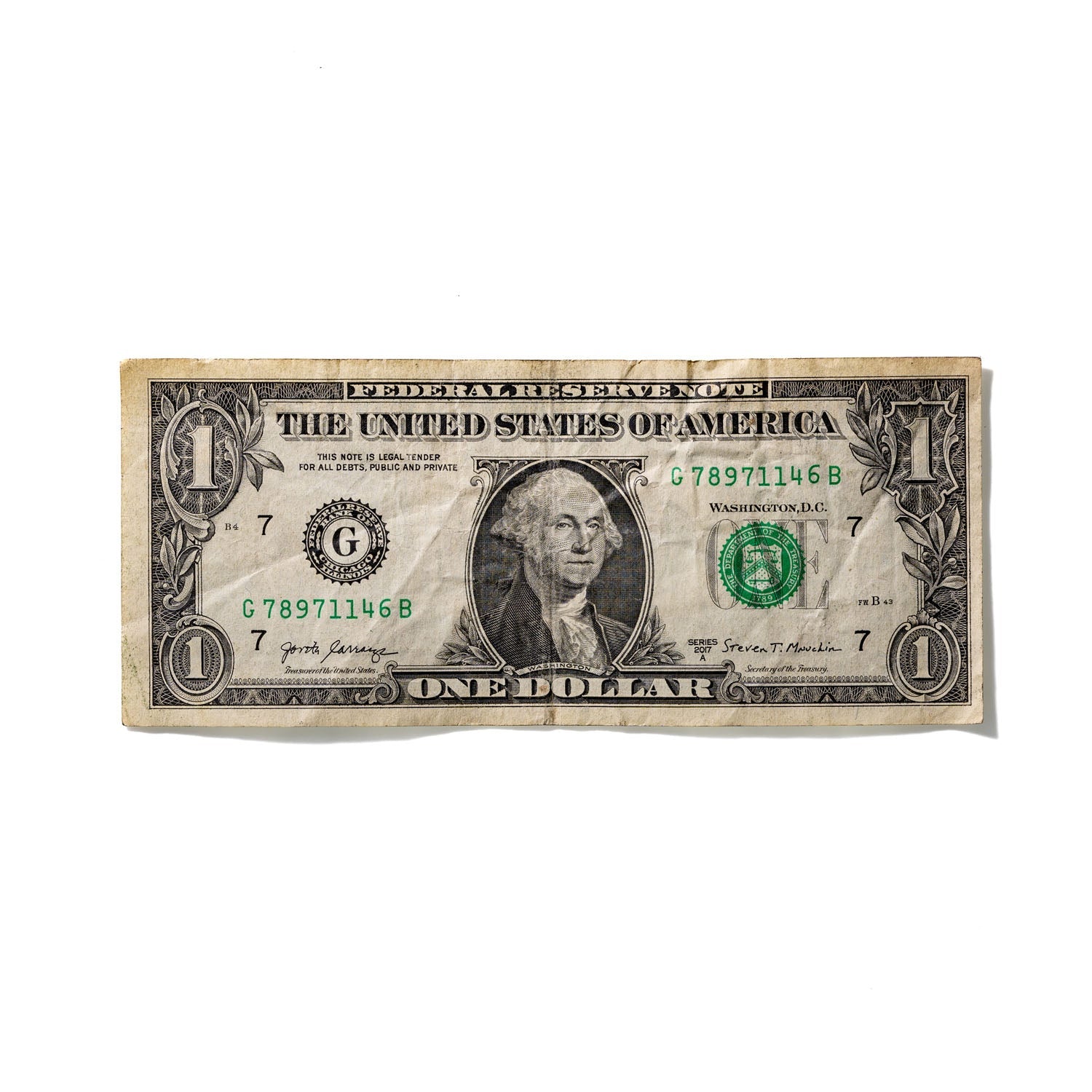 One-Dollar Bill No. 421