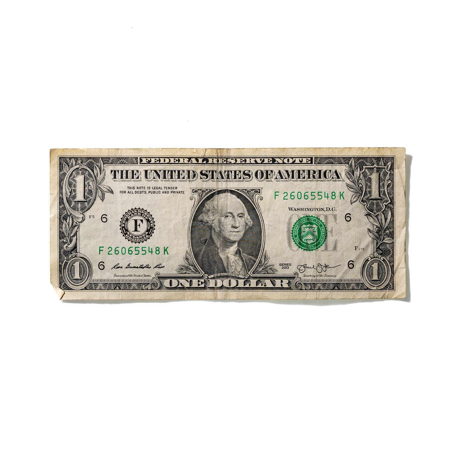 One-Dollar Bill No. 422