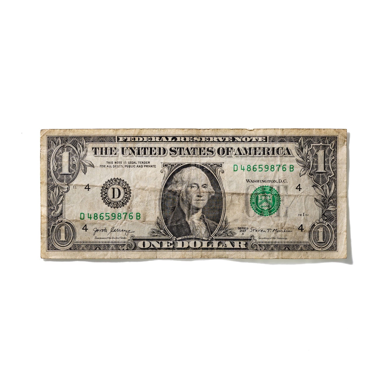 One-Dollar Bill No. 424