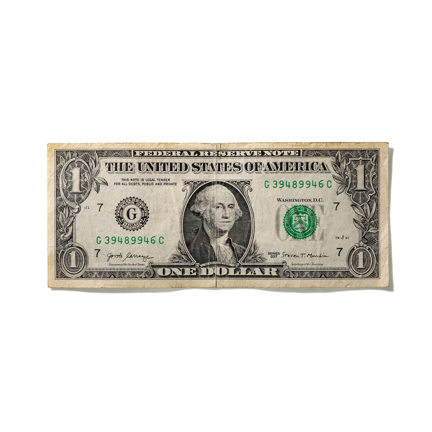 One-Dollar Bill No. 427