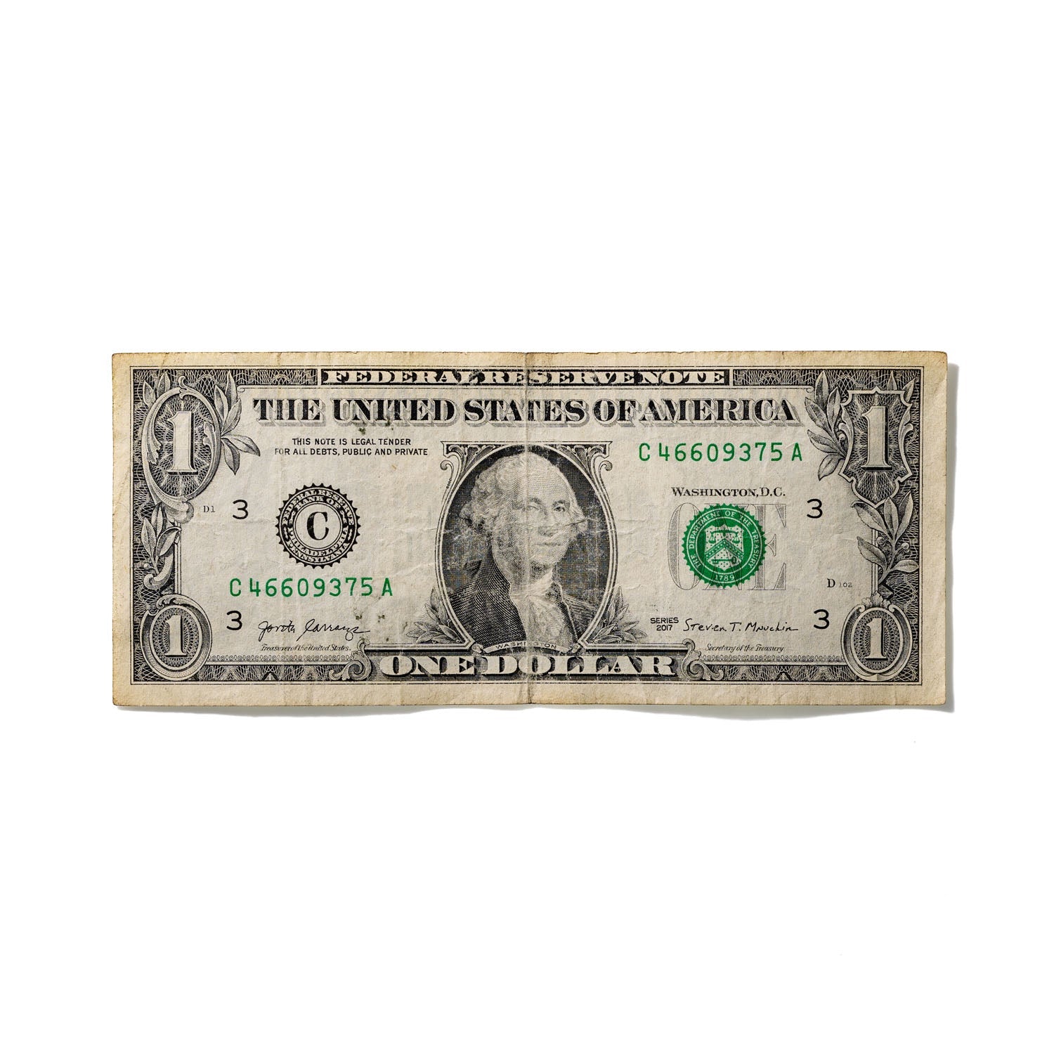 One-Dollar Bill No. 428