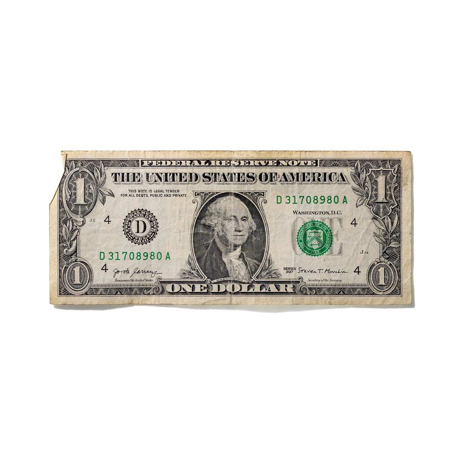 One-Dollar Bill No. 435