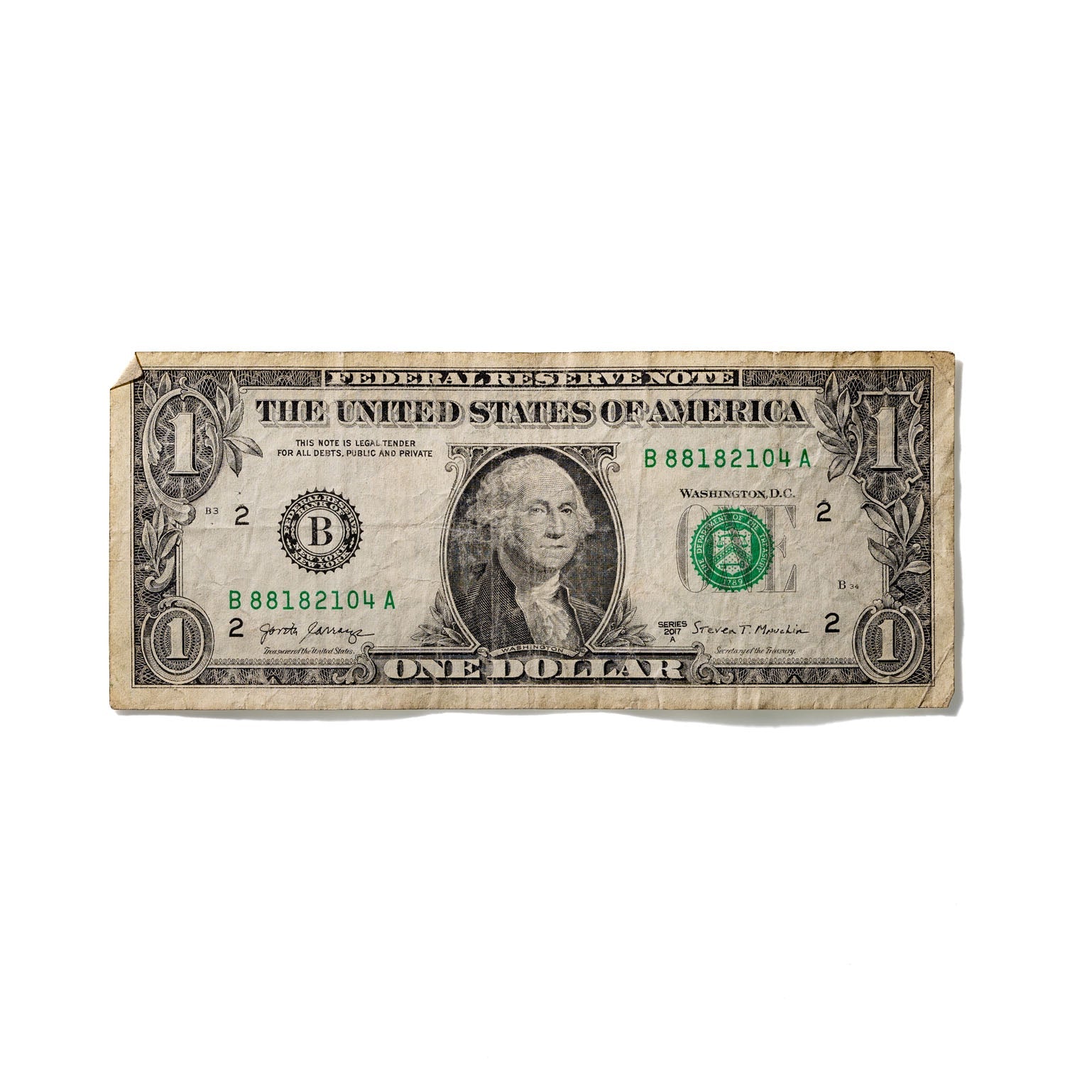 One-Dollar Bill No. 439