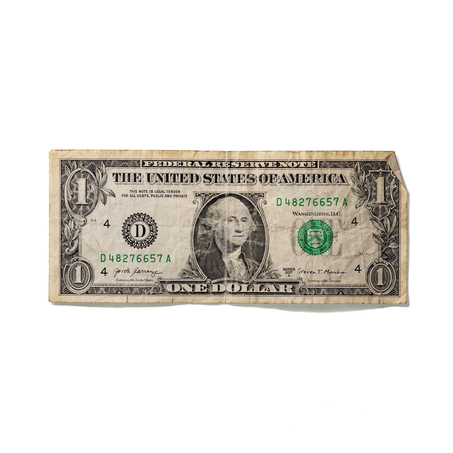 One-Dollar Bill No. 447