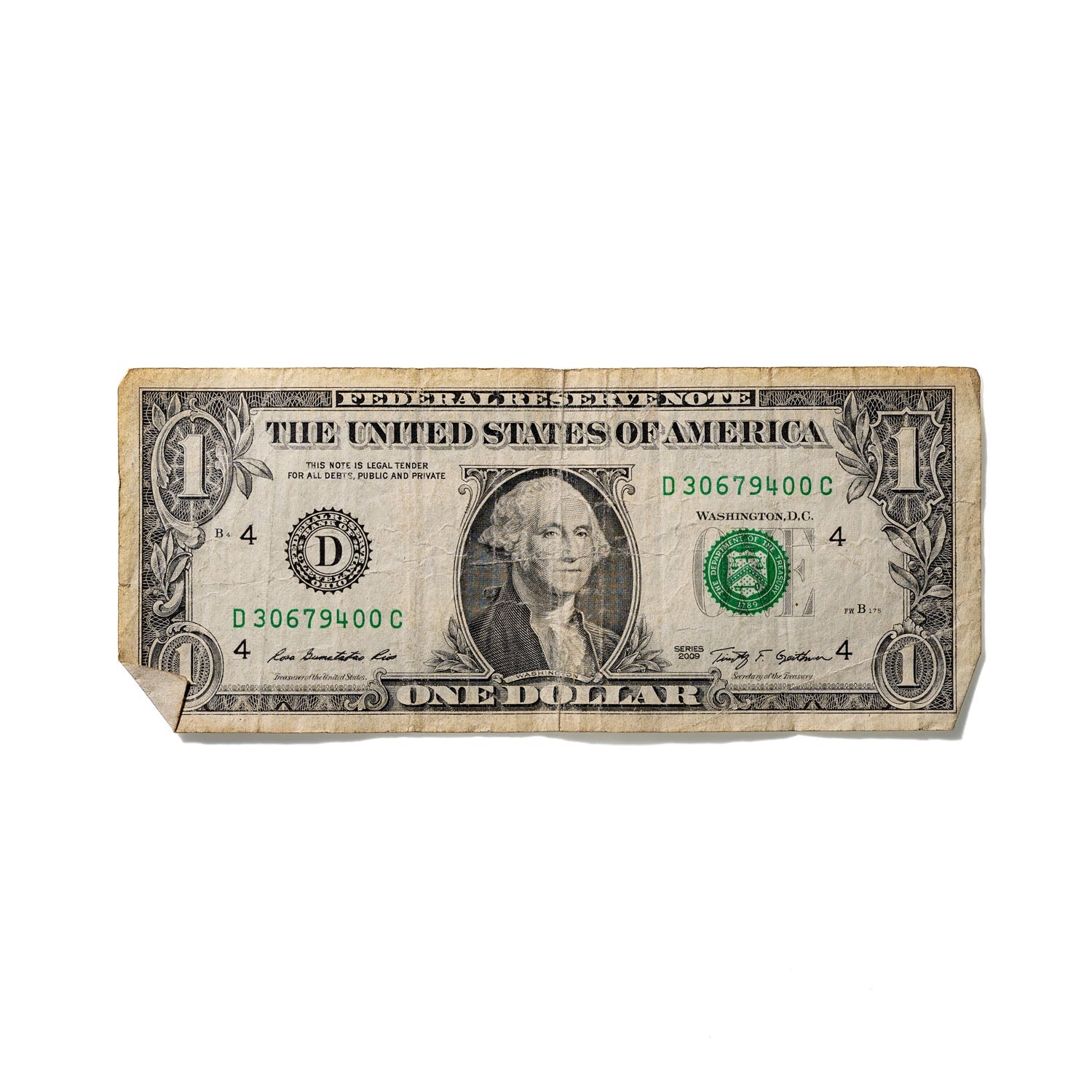 One-Dollar Bill No. 449