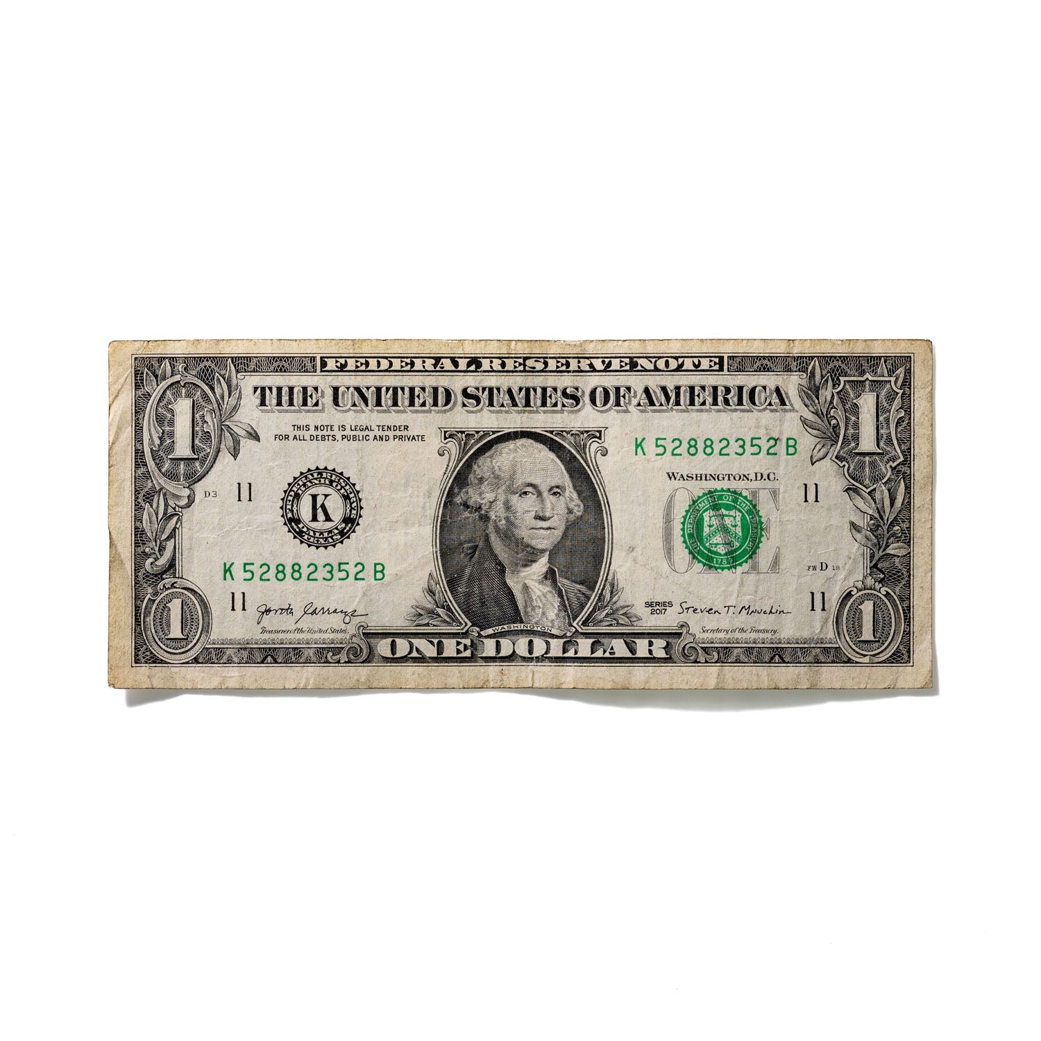 One-Dollar Bill No. 461