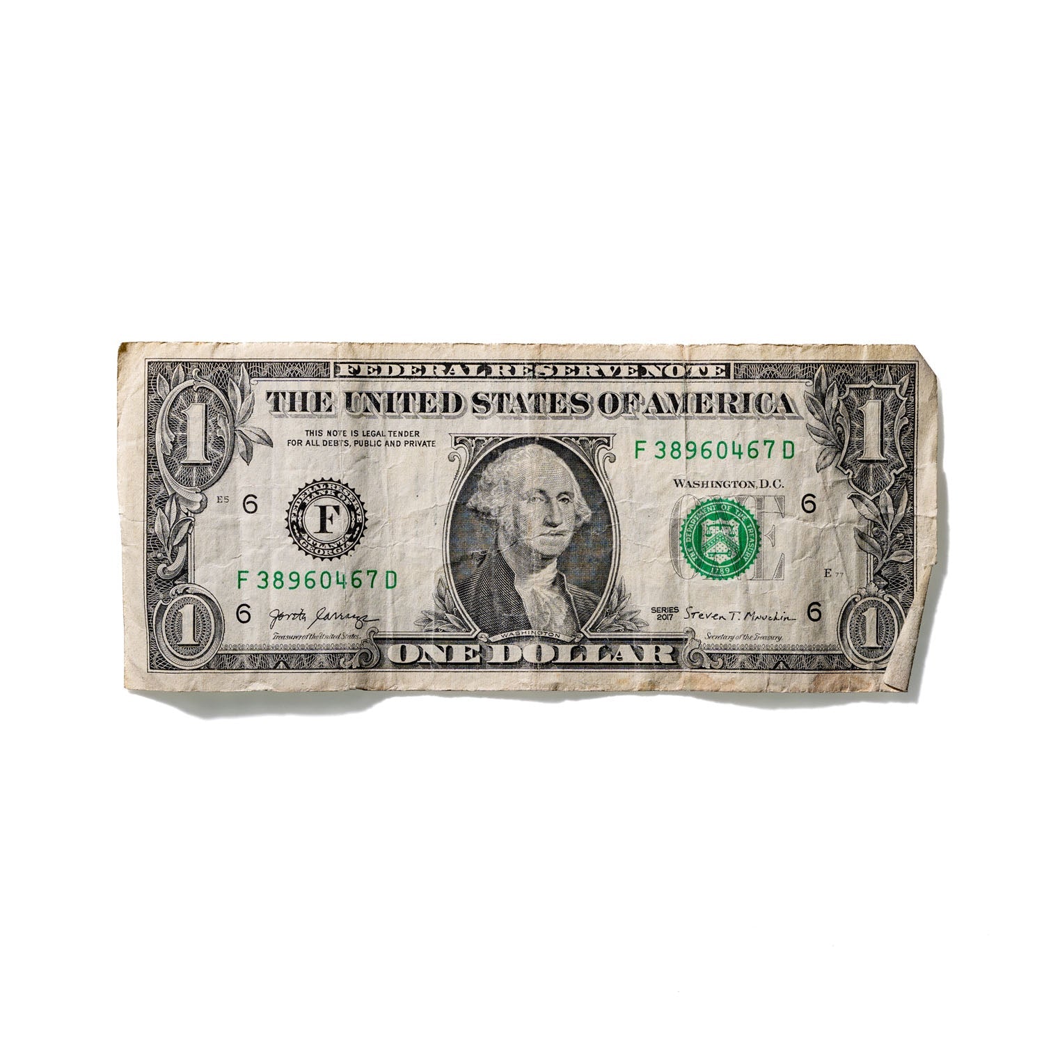 One-Dollar Bill No. 465