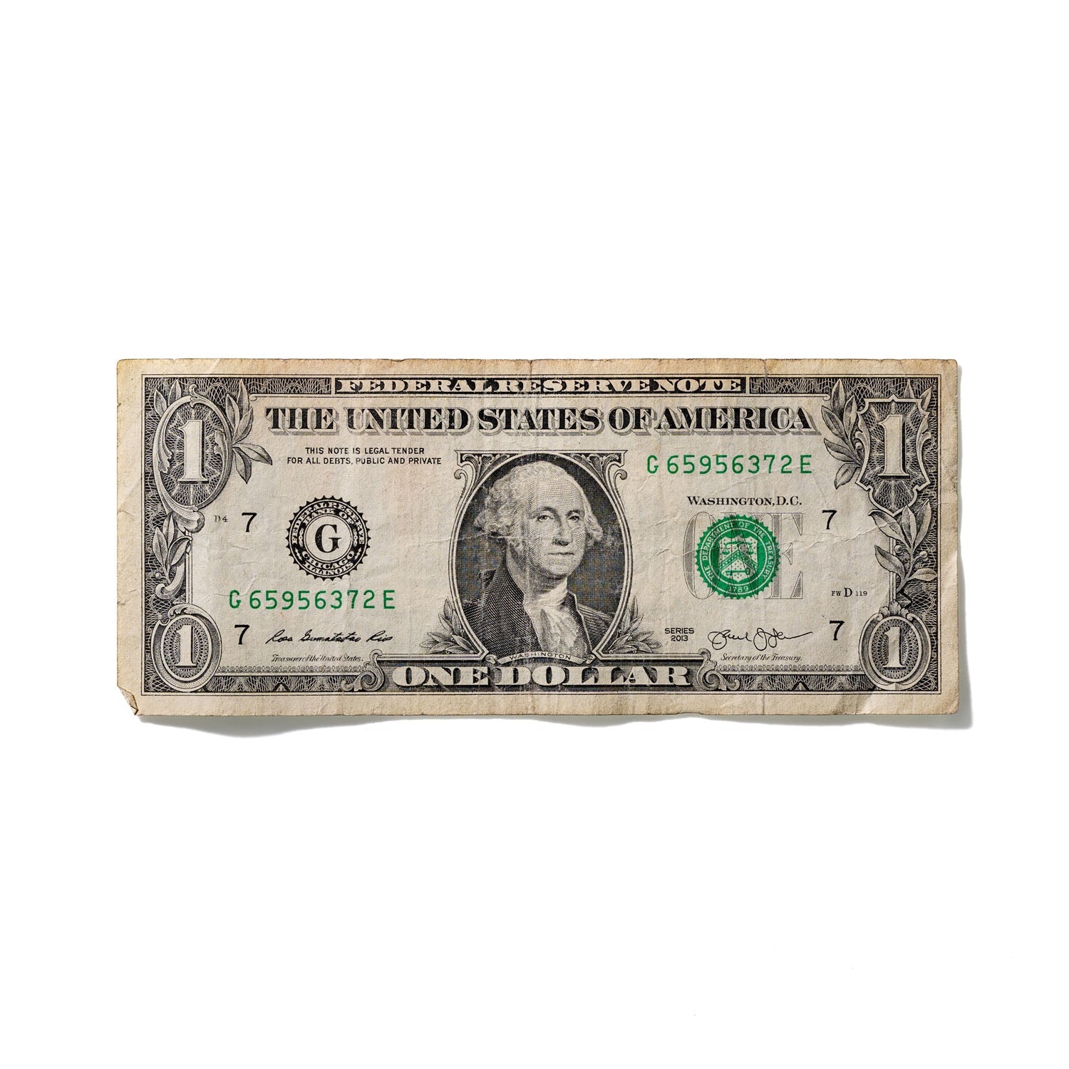 One-Dollar Bill No. 467