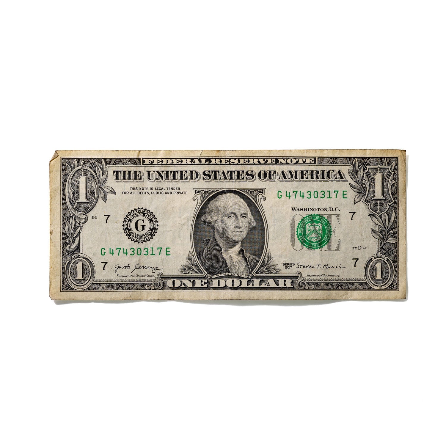 One-Dollar Bill No. 473