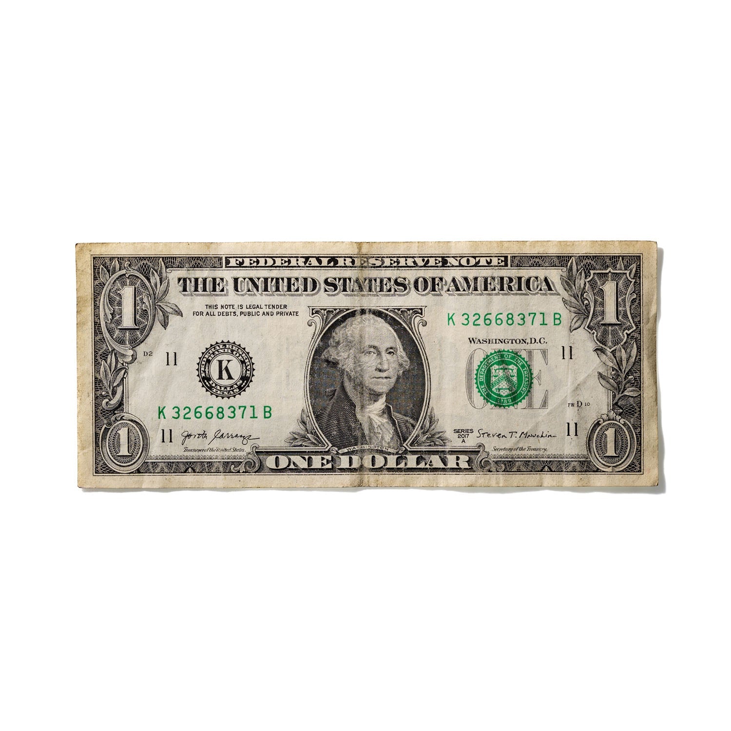 One-Dollar Bill No. 482