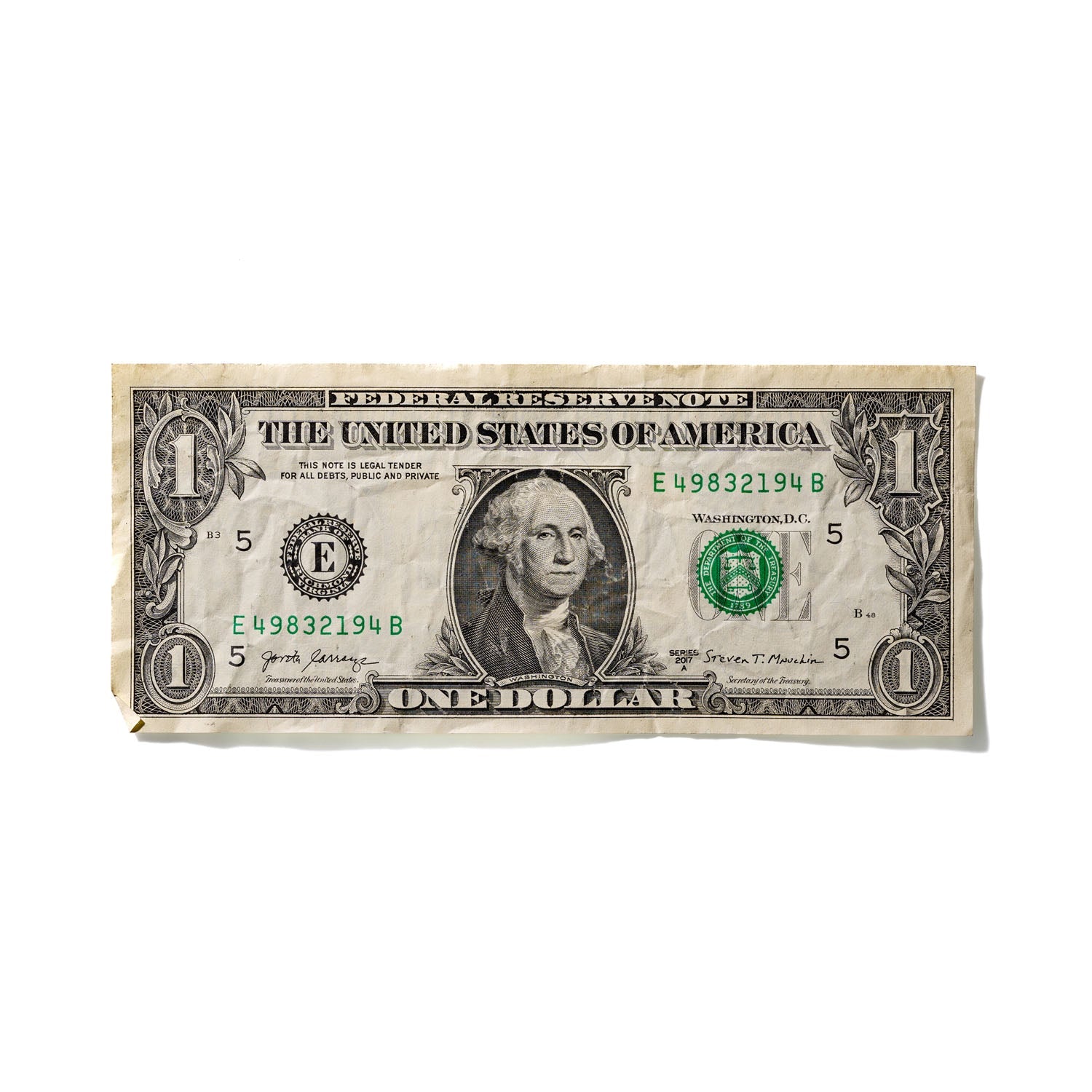 One-Dollar Bill No. 495