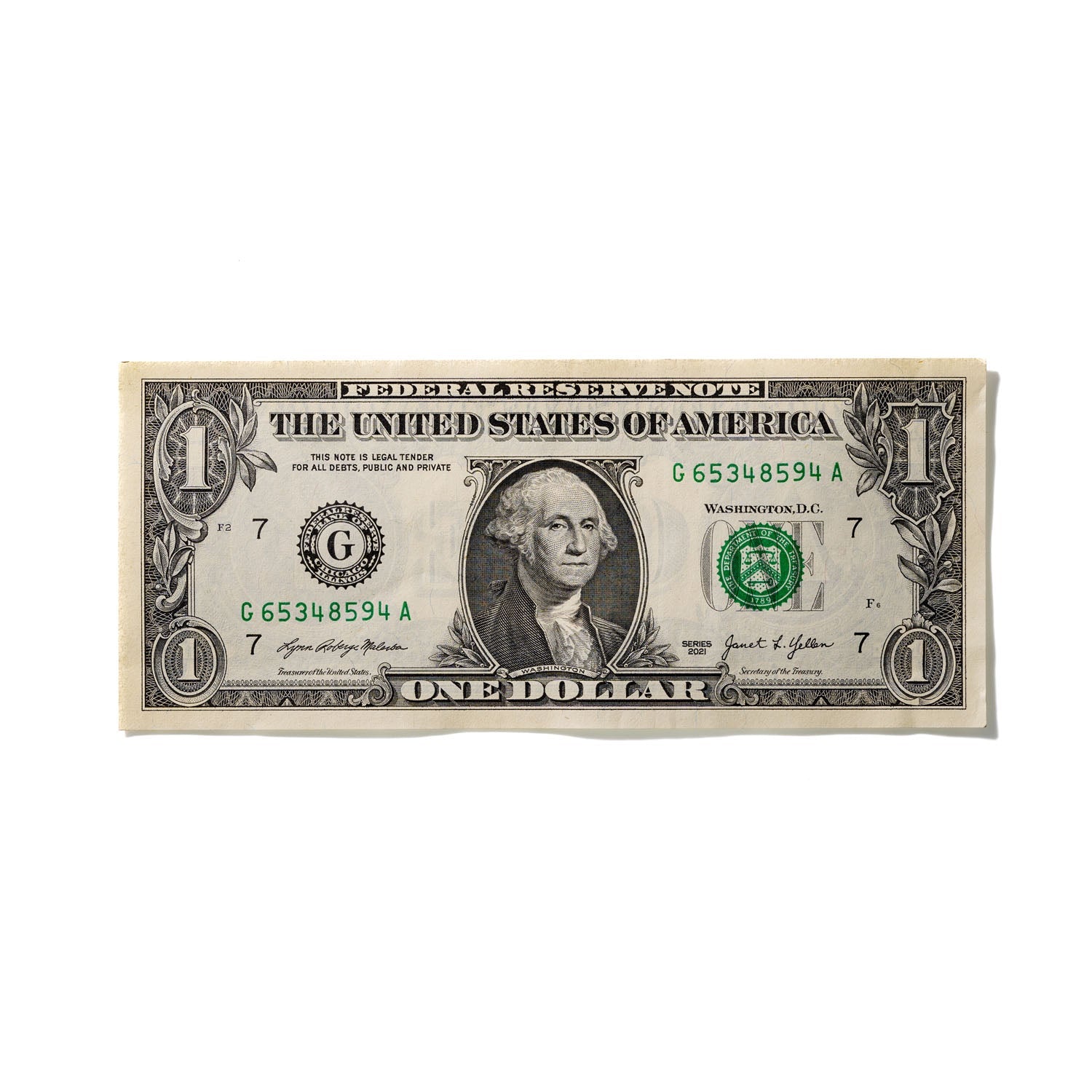 One-Dollar Bill No. 497