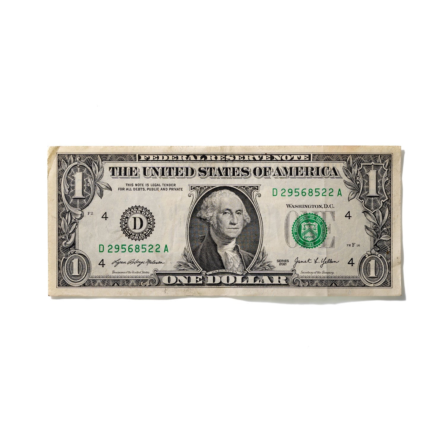 One-Dollar Bill No. 499