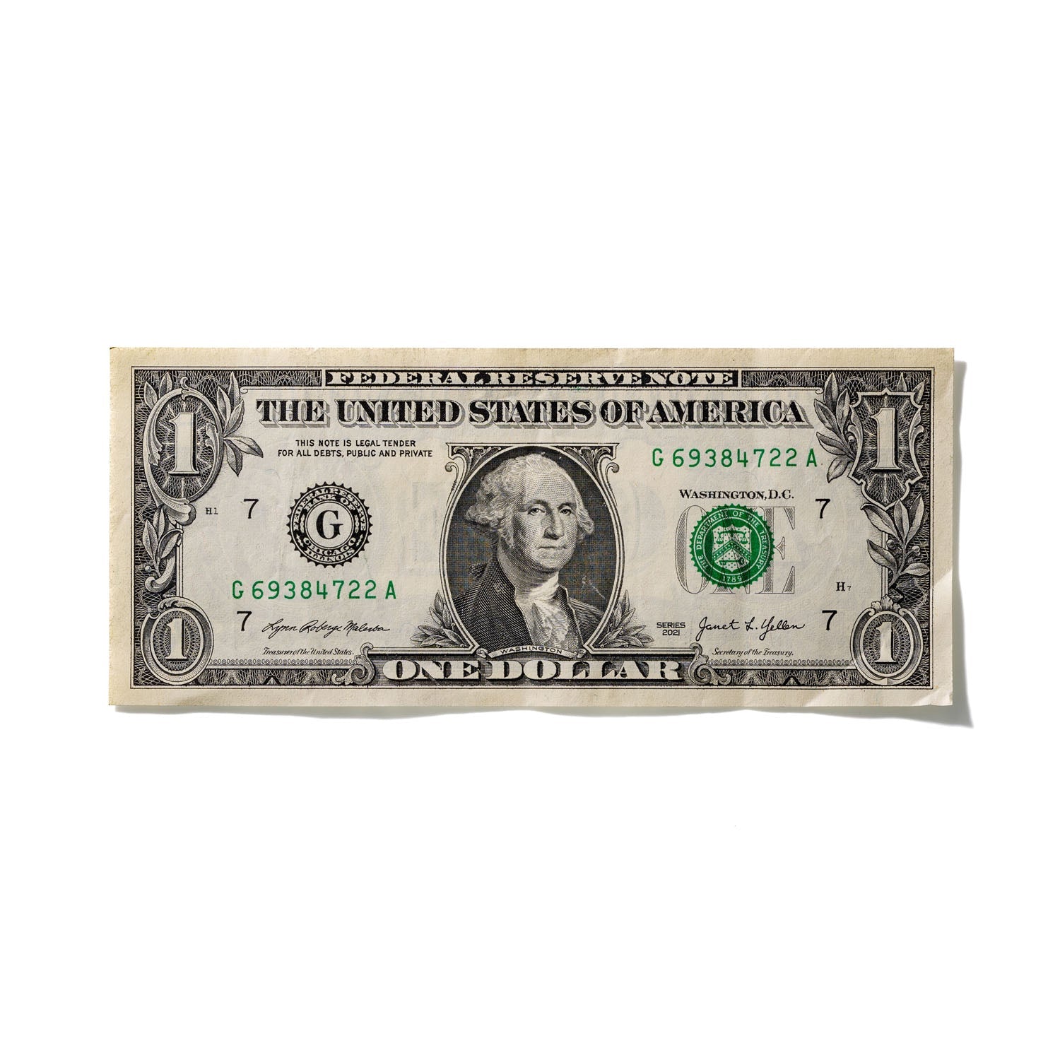 One-Dollar Bill No. 502