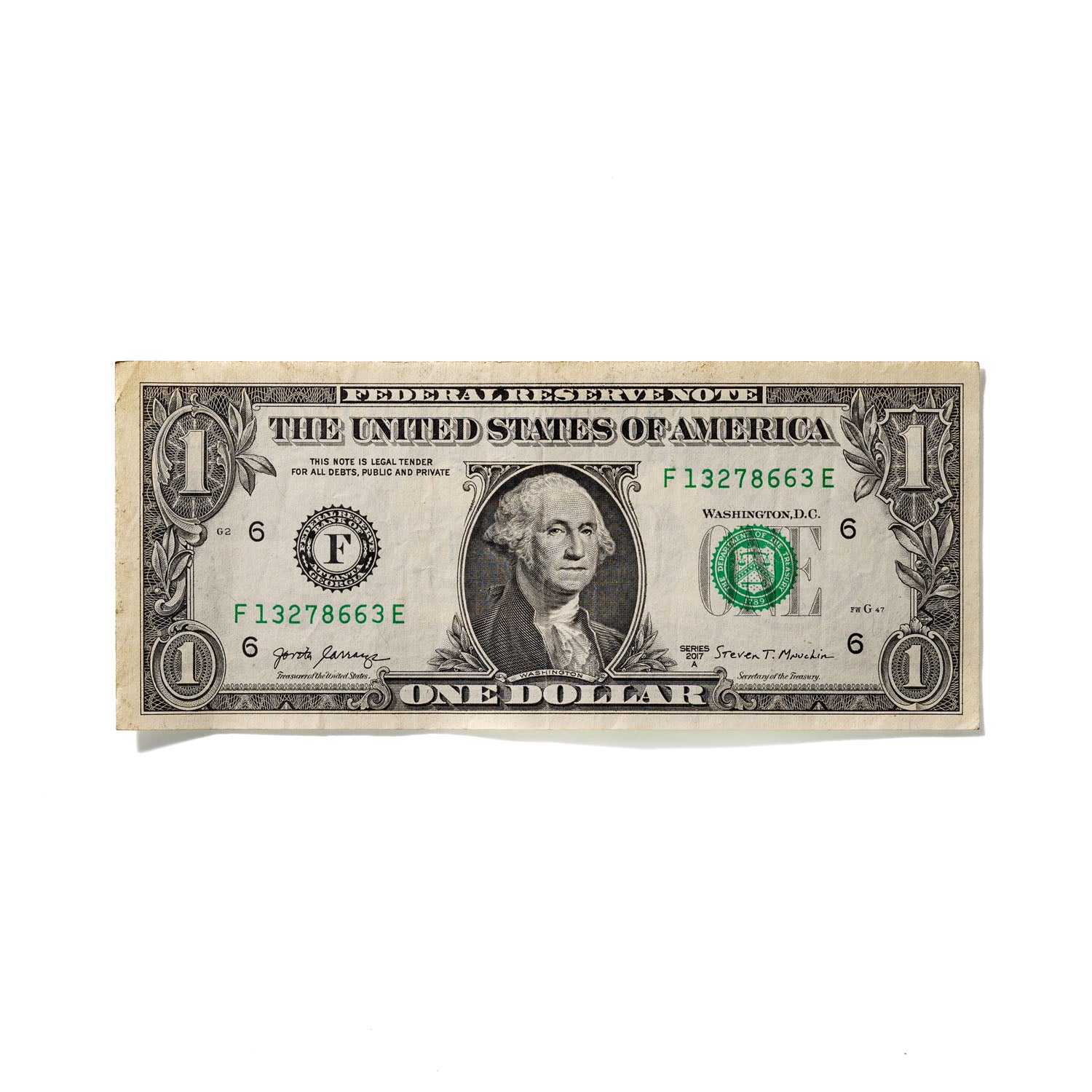 One-Dollar Bill No. 506