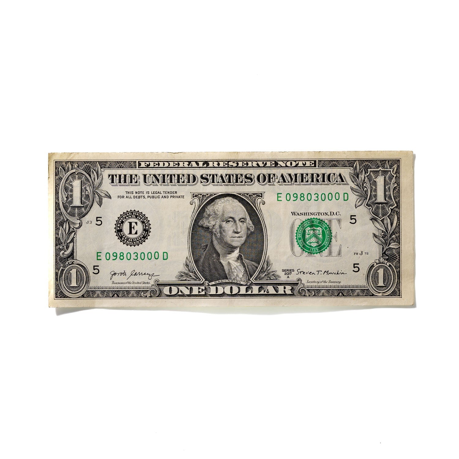 One-Dollar Bill No. 508