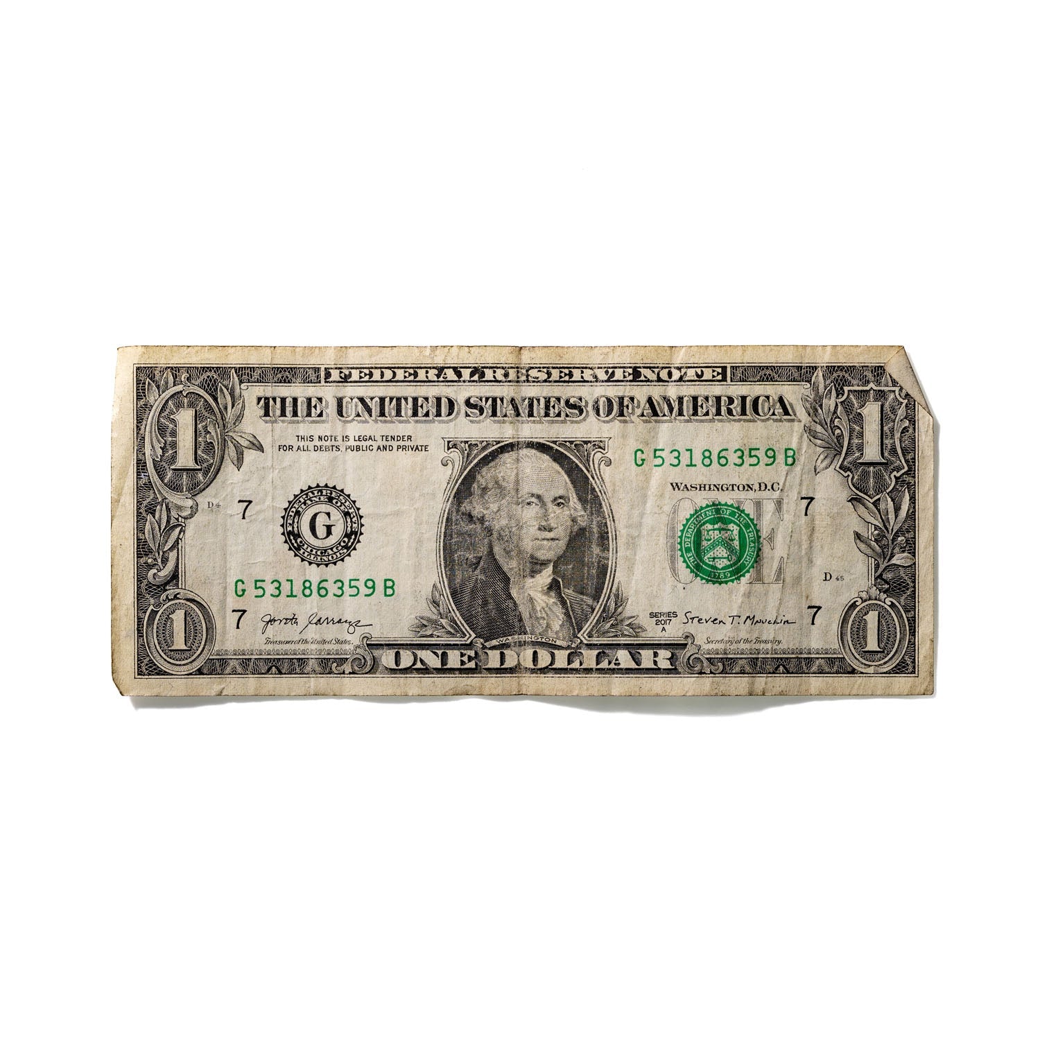 One-Dollar Bill No. 519