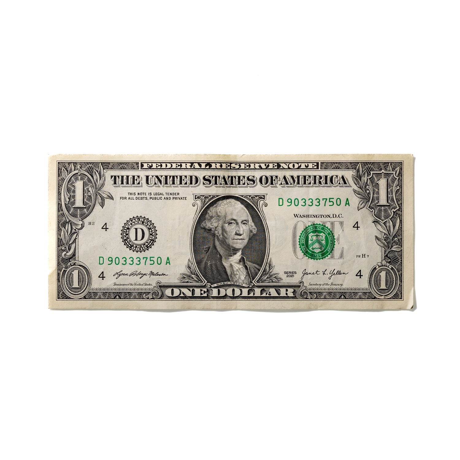 One-Dollar Bill No. 523