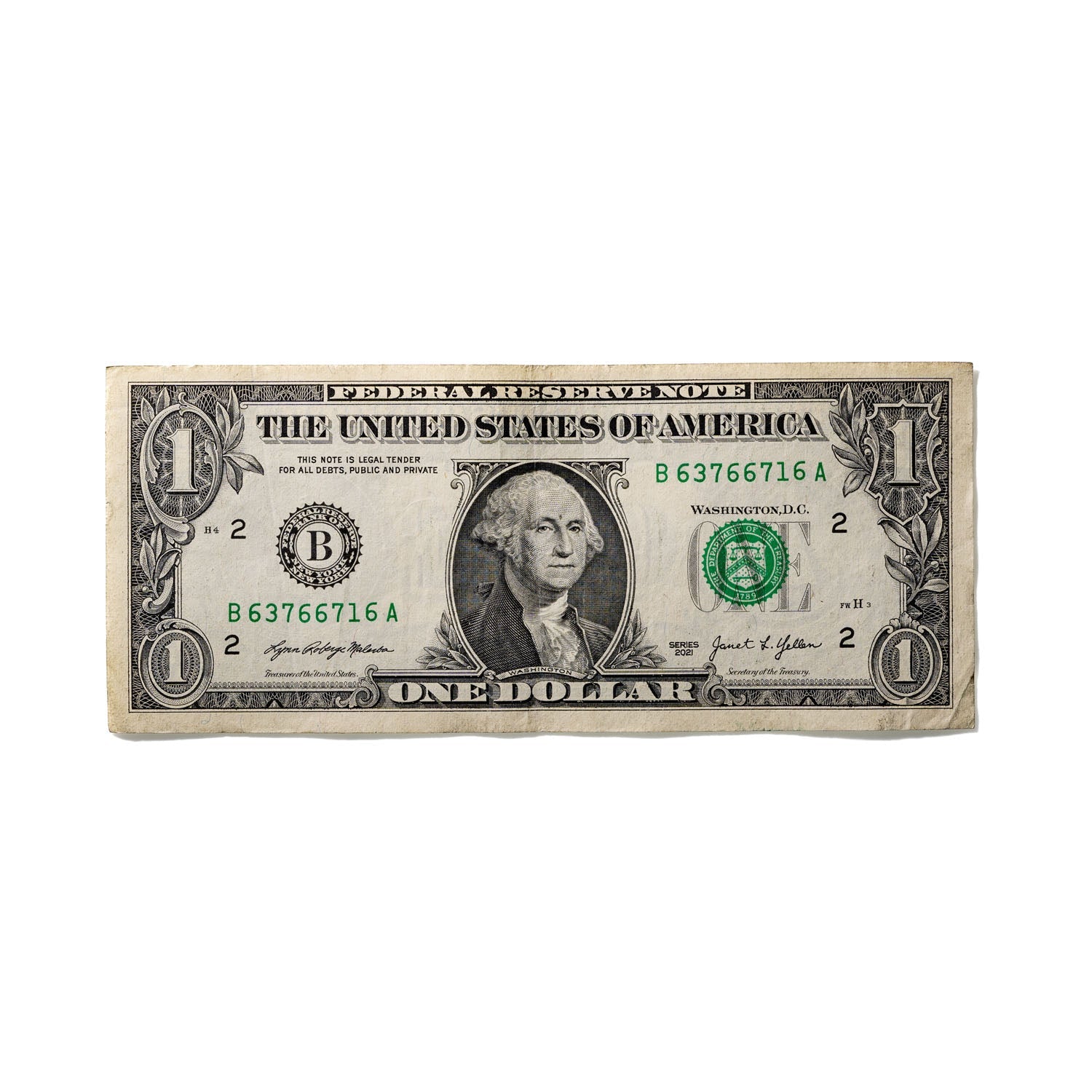 One-Dollar Bill No. 527