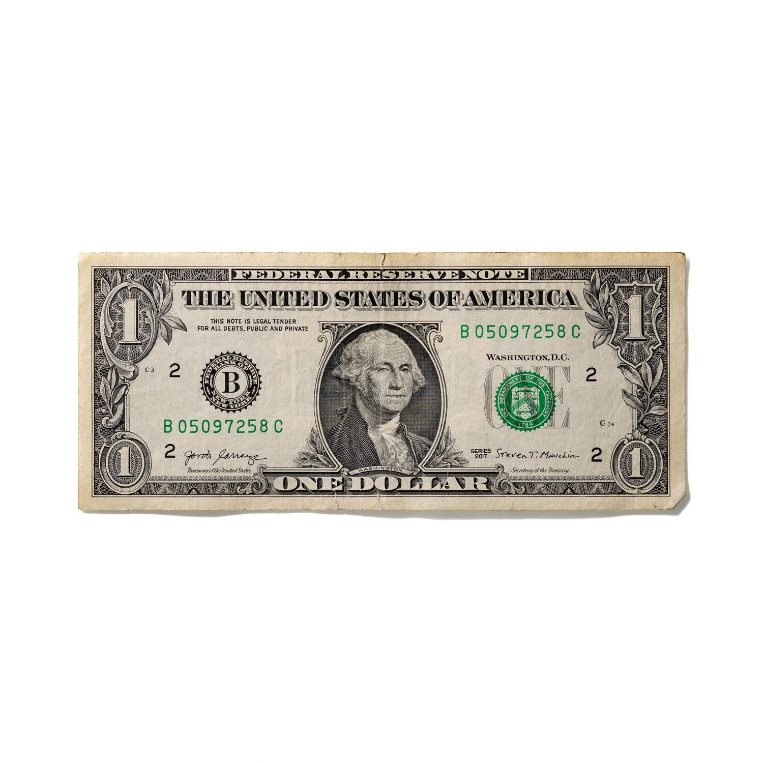 One-Dollar Bill No. 528