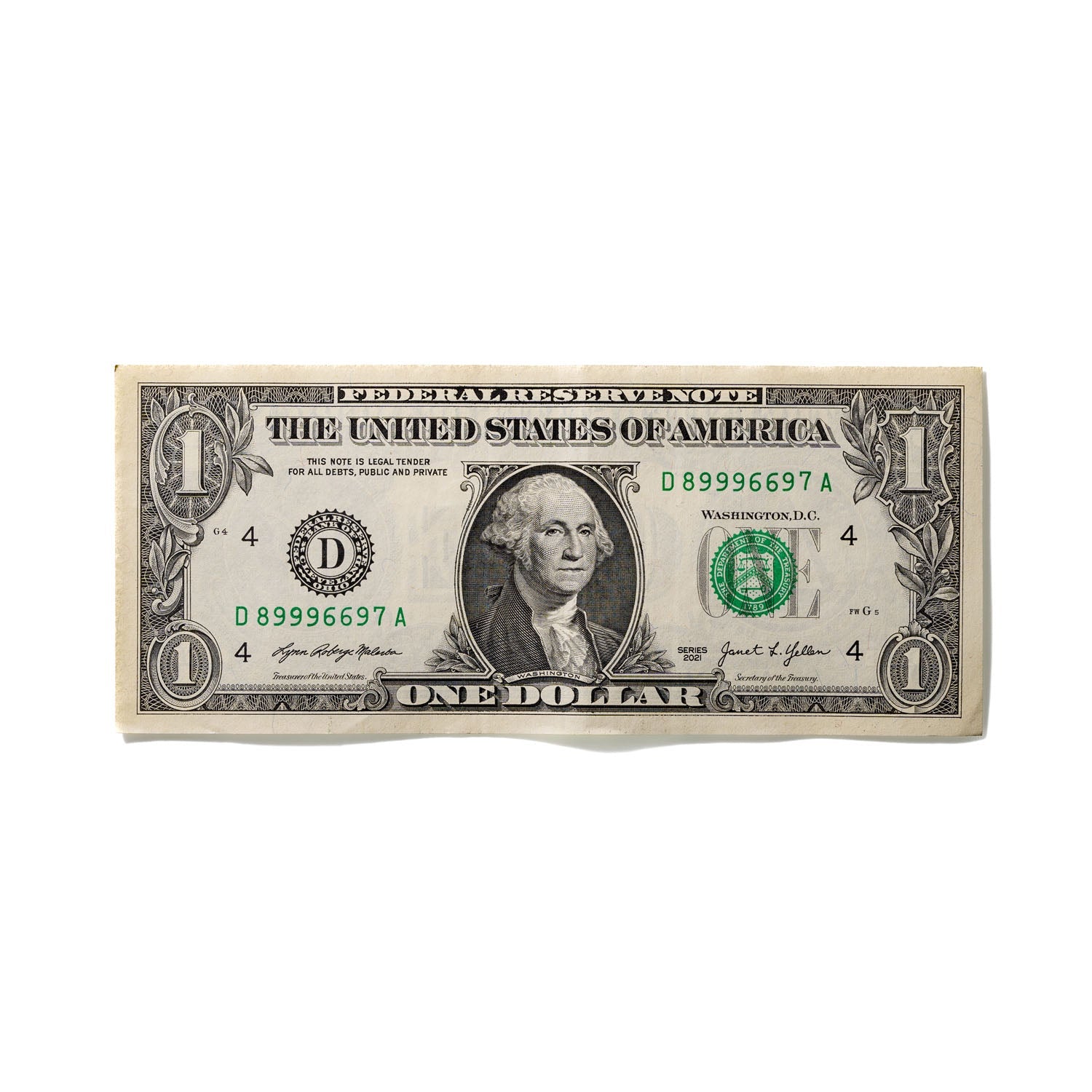 One-Dollar Bill No. 536