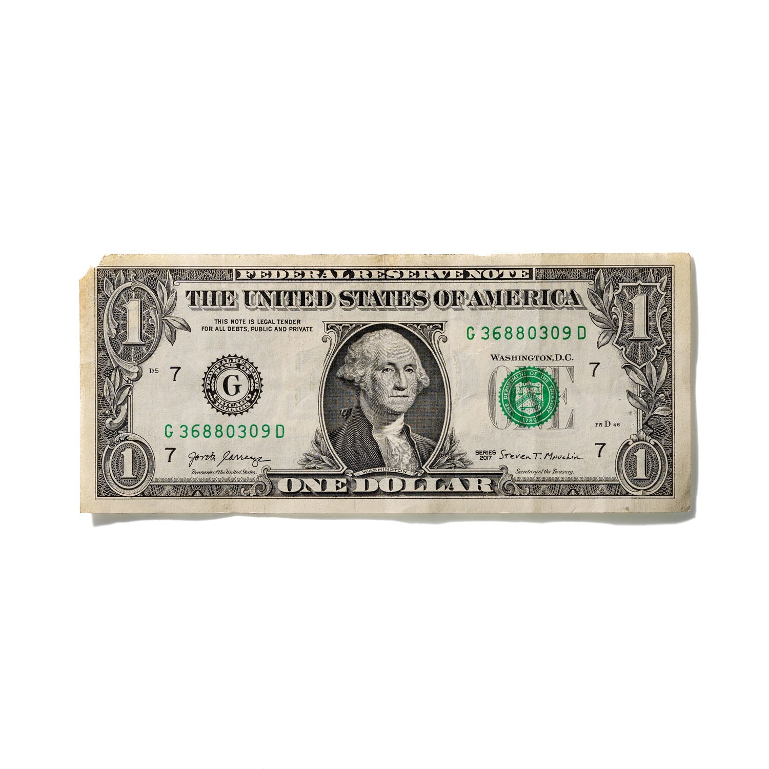 One-Dollar Bill No. 539