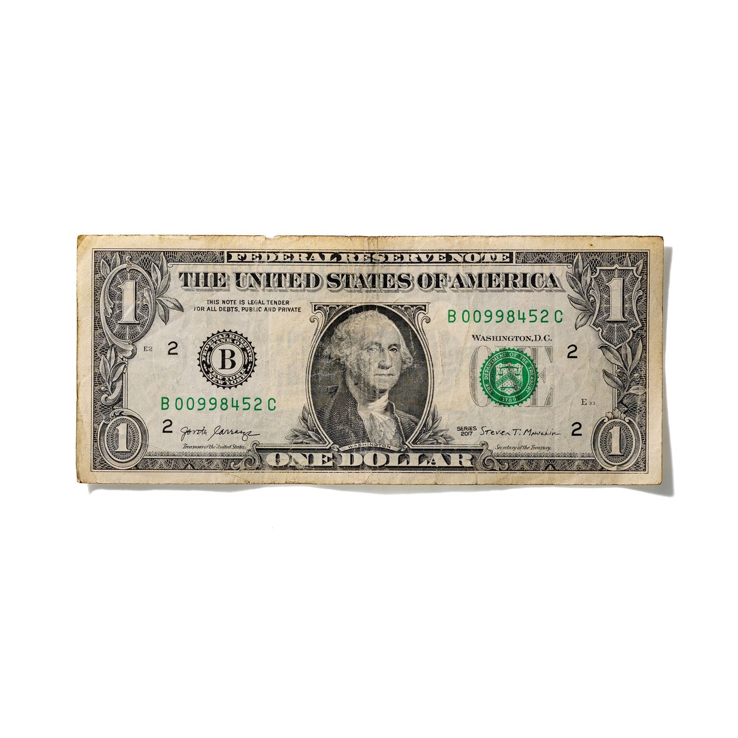 One-Dollar Bill No. 557