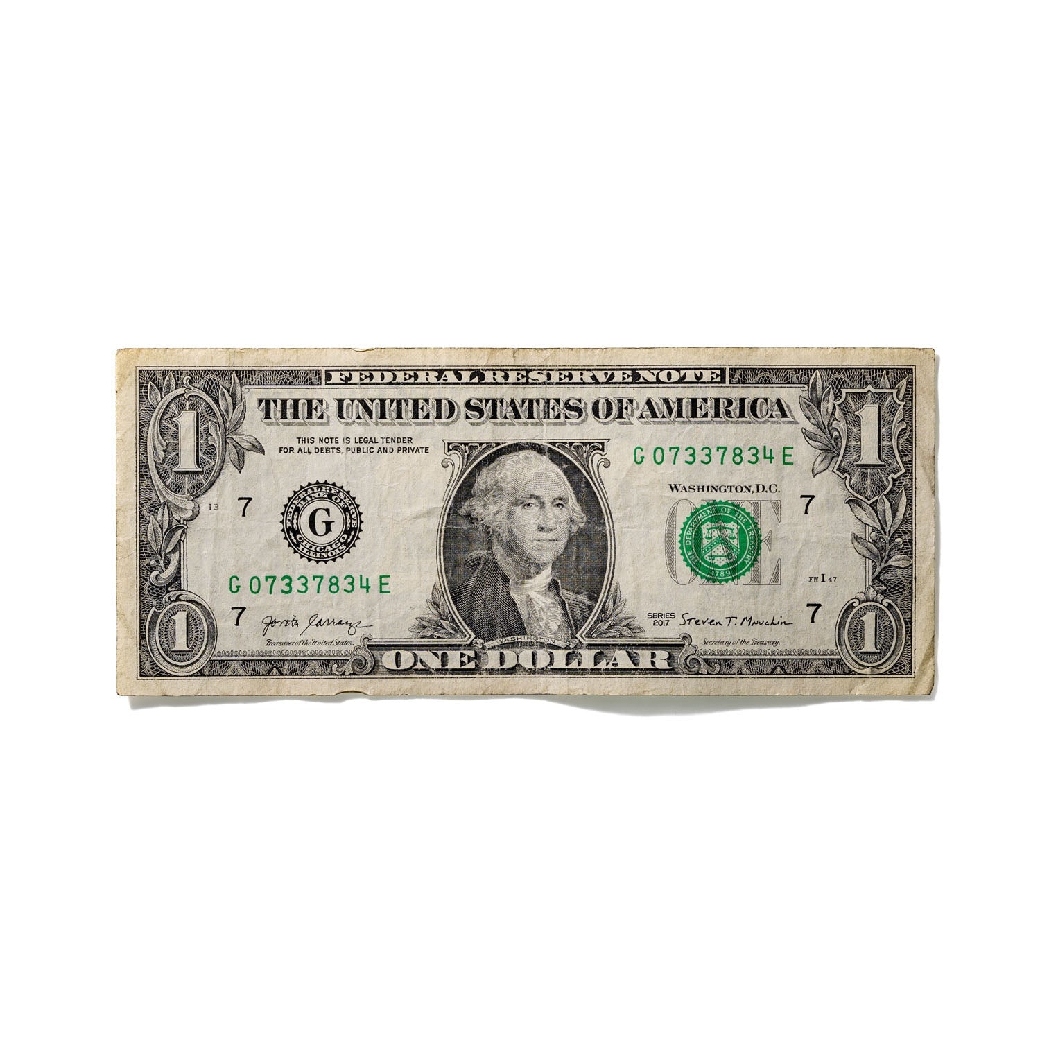 One-Dollar Bill No. 567