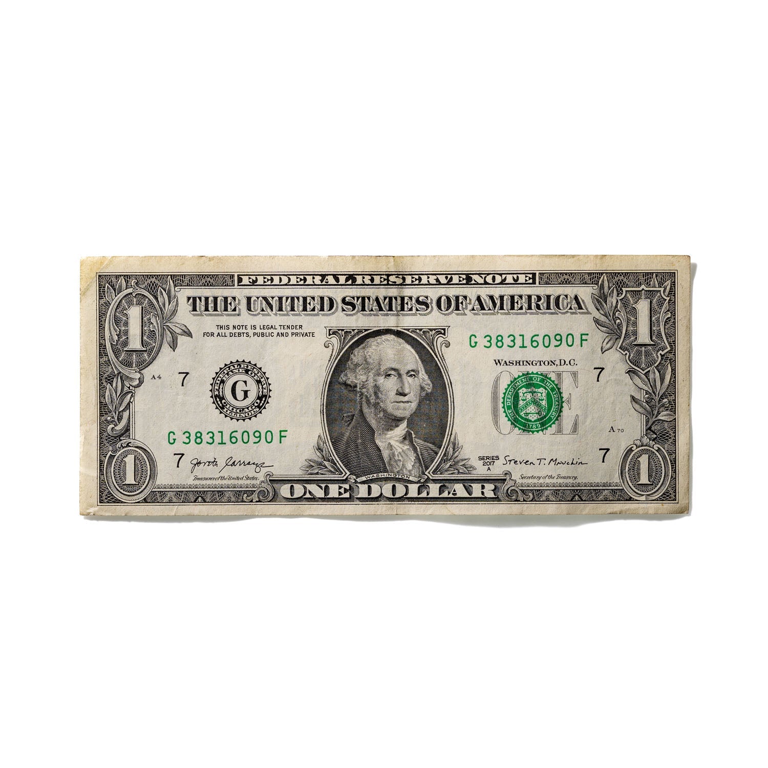 One-Dollar Bill No. 568