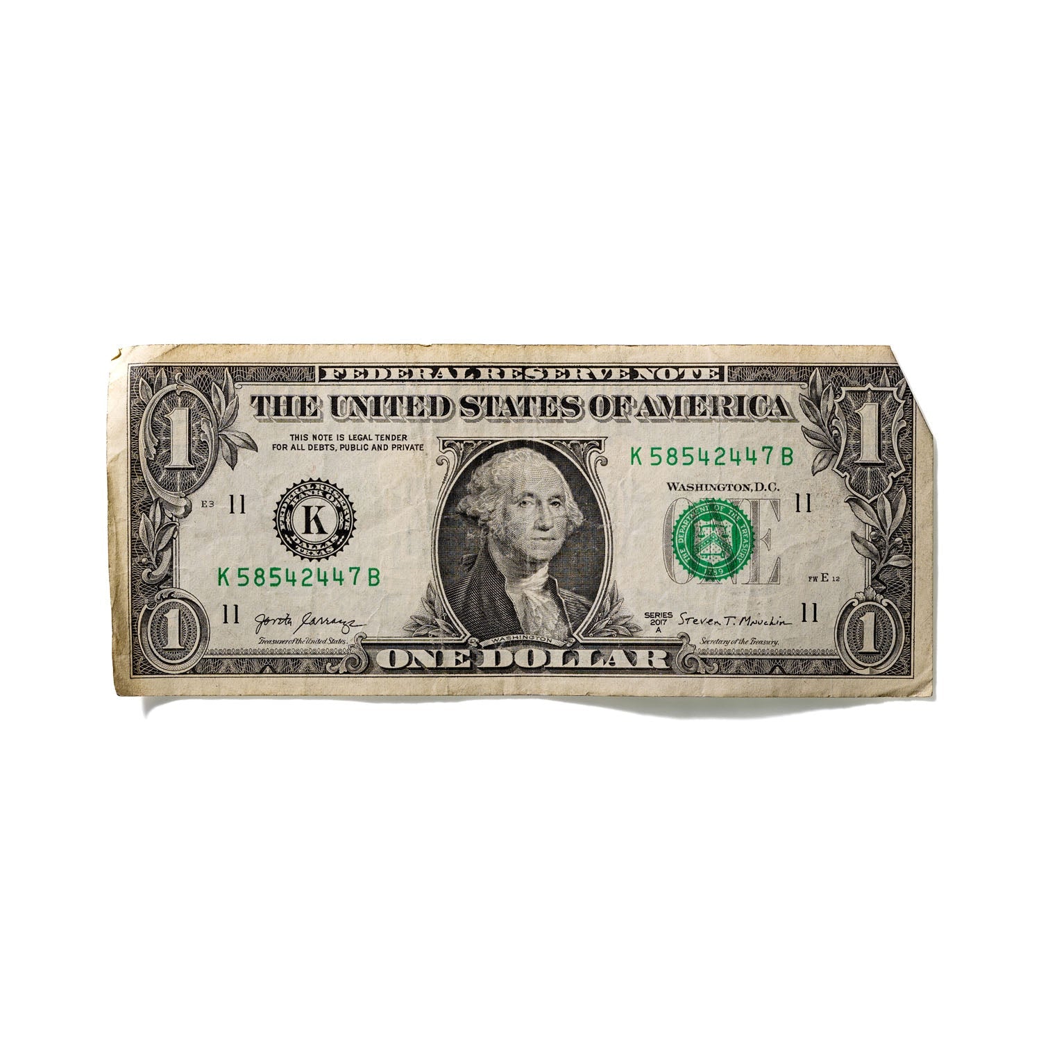 One-Dollar Bill No. 573