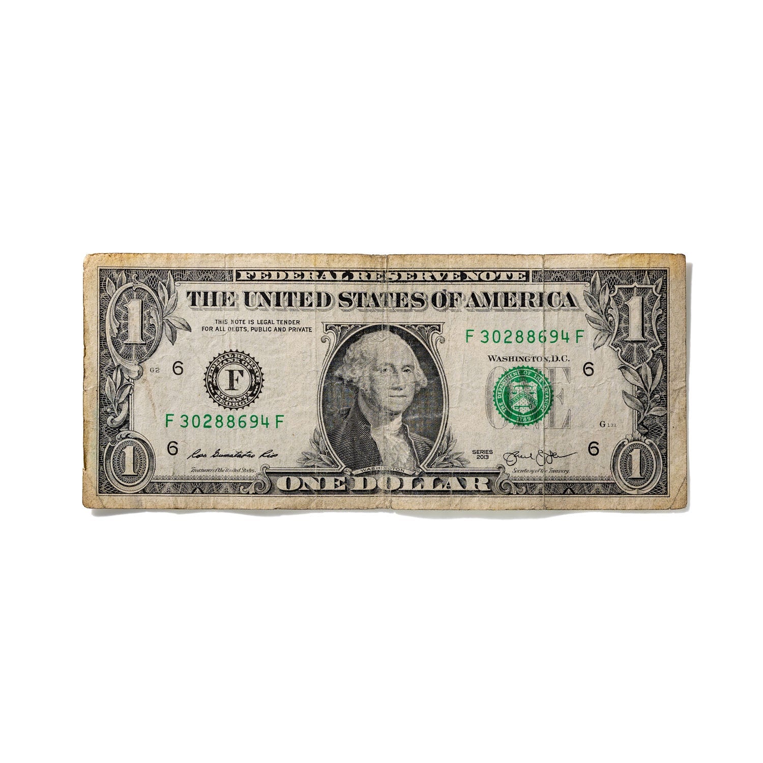 One-Dollar Bill No. 574